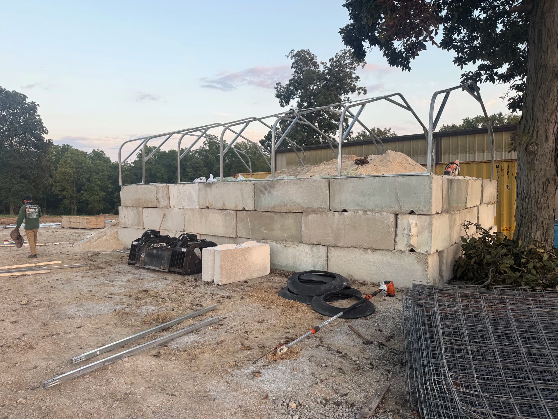 New Salt Storage Bin Nearly Complete and Winter-Ready