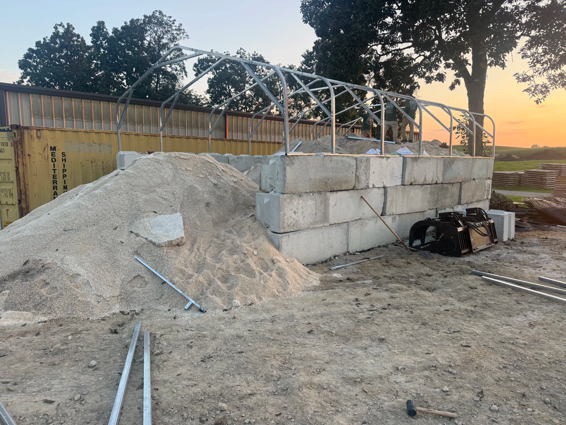 New Salt Storage Bin Nearly Complete and Winter-Ready